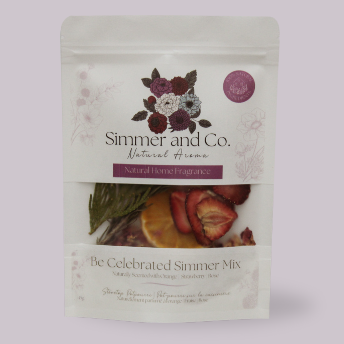 Simmer and Co Natural Aroma - Holiday | Be Celebrated Simmer Pot Mix, Stovetop Potpourri