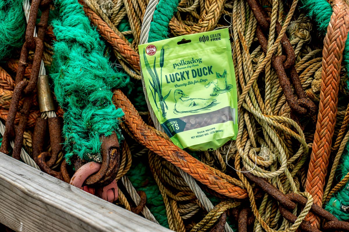 Polkadog - Lucky Duck (Bone Shaped) - 7oz - Dog Treats