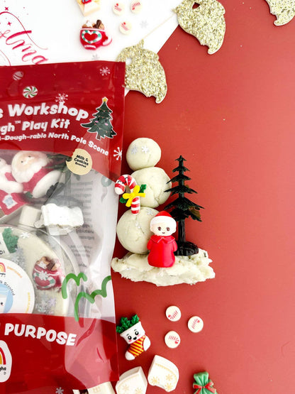 Earth Grown KidDoughs (KidDoughs by EGKD) - Santa's Workshop KidDough Play Kit