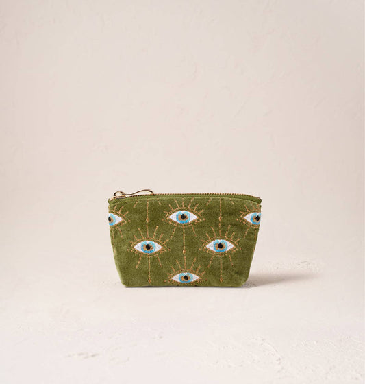 Elizabeth Scarlett- Mystical Eye Coin Purse- Green