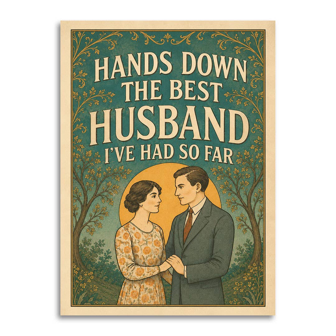 Bad Betty Greeting Co. - Best Husband So Far – Funny Anniversary Card