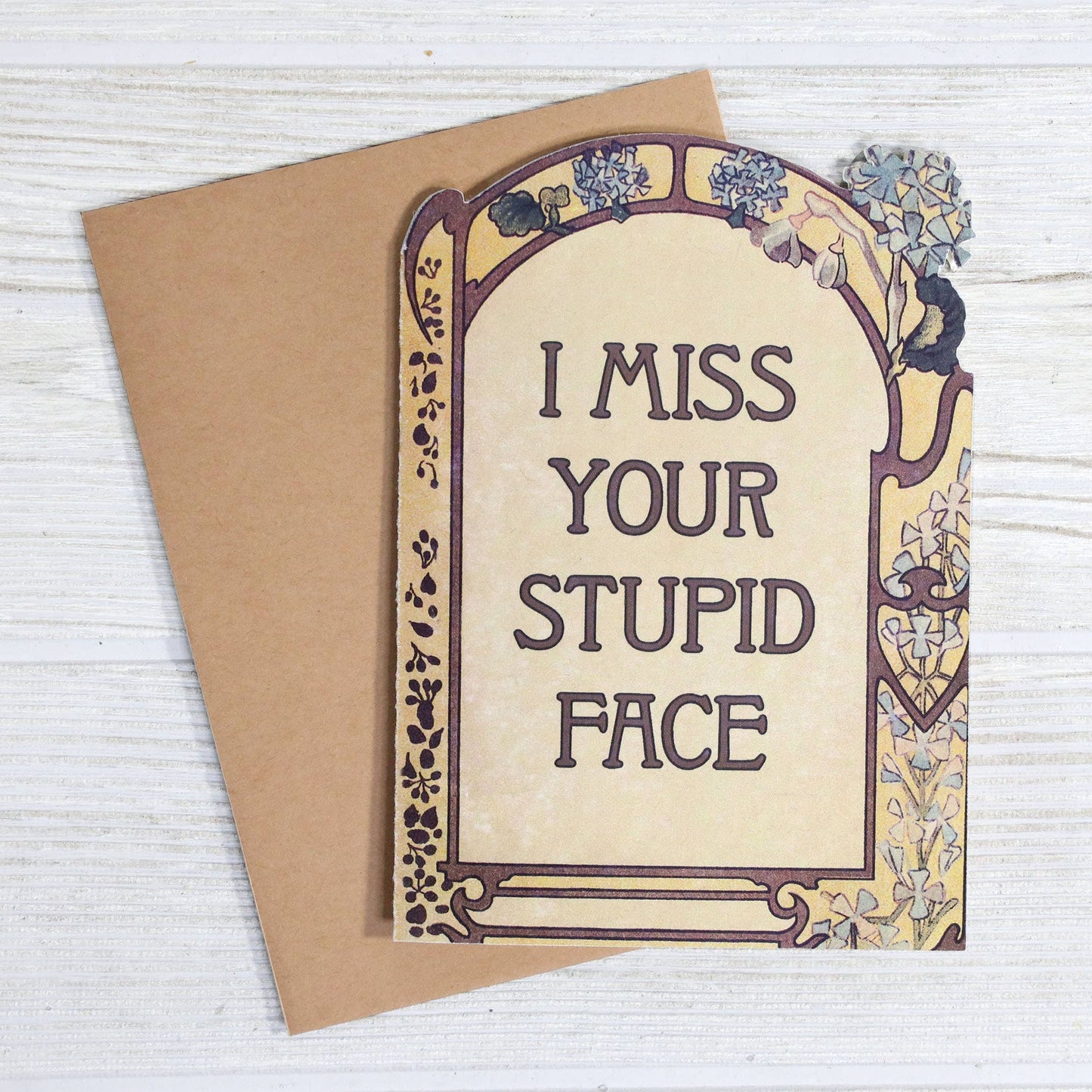 Bad Betty Greeting Co. - Funny Long Distance Relationship Miss You Card