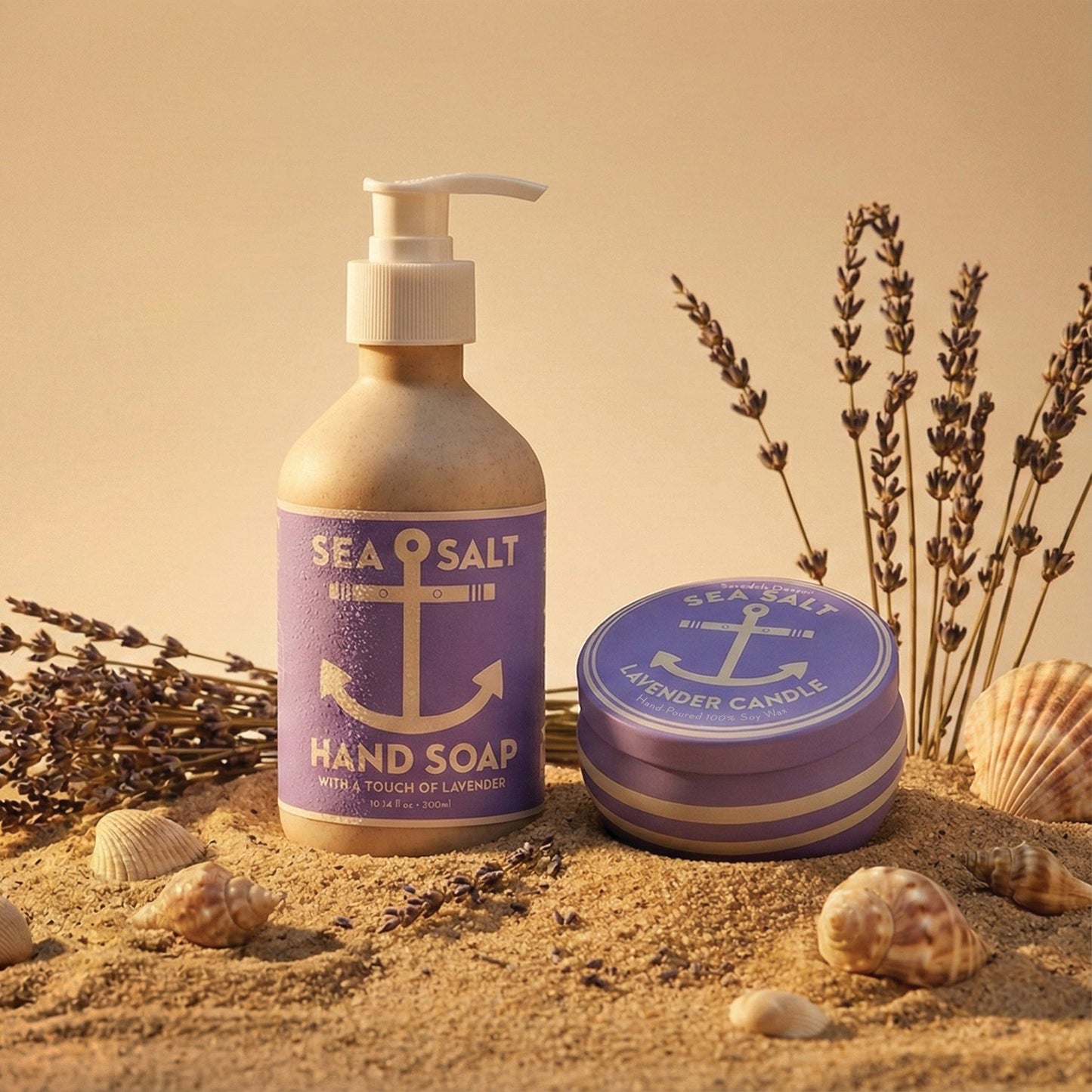 Kalastyle Soap Co. - Sea Salt Lavender Hand Soap – Natural Sulfate-Free