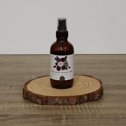 Simmer and Co Natural Aroma - Be Festive Simmer Mist, Natural Peppermint Cocoa Room + Linen Spray