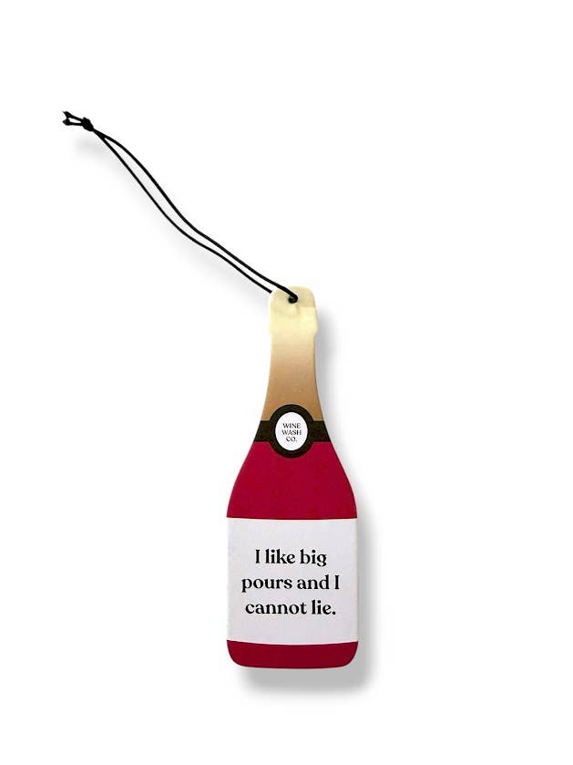 Wine Wash Co. - Wine Bottle Air Freshener - Big Pours