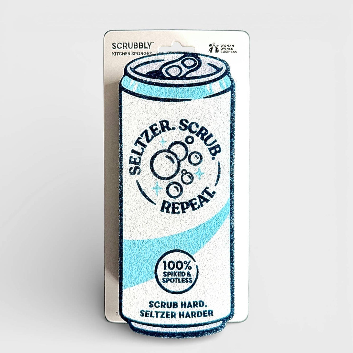 Wine Wash Co. - Seltzer Scrubbly - Blue: Blue