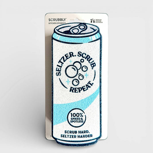 Wine Wash Co. - Seltzer Scrubbly - Blue: Blue