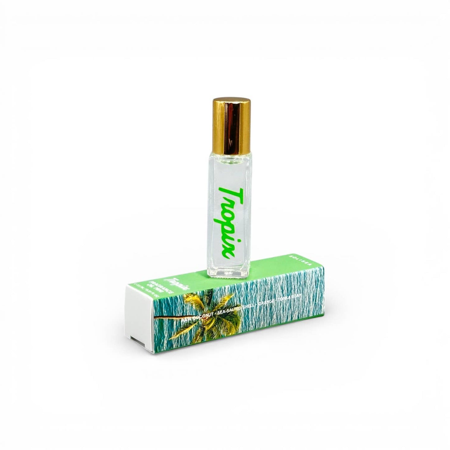 Solisea - TROPIX Roller Oil Perfume • Raw Coconut & Tonka : Travel / Mini