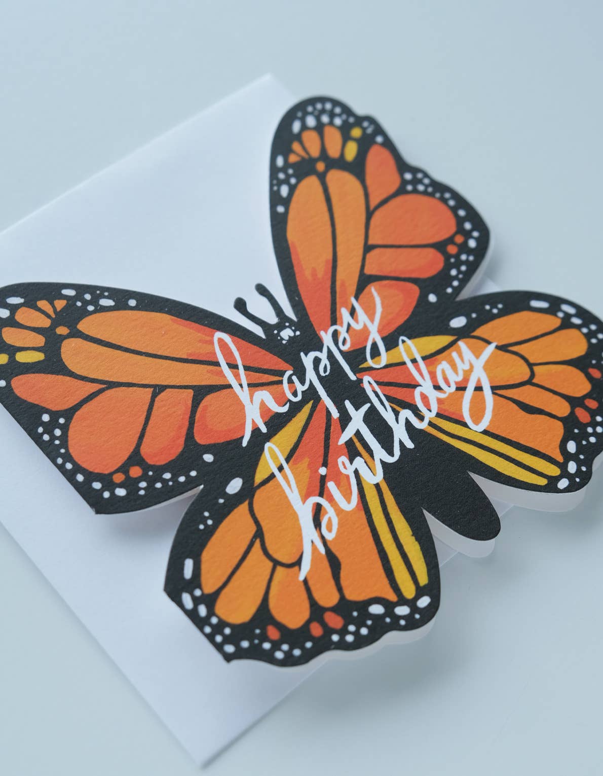 Idlewild Co. - Birthday Greeting Card | Monarch, Die Cut