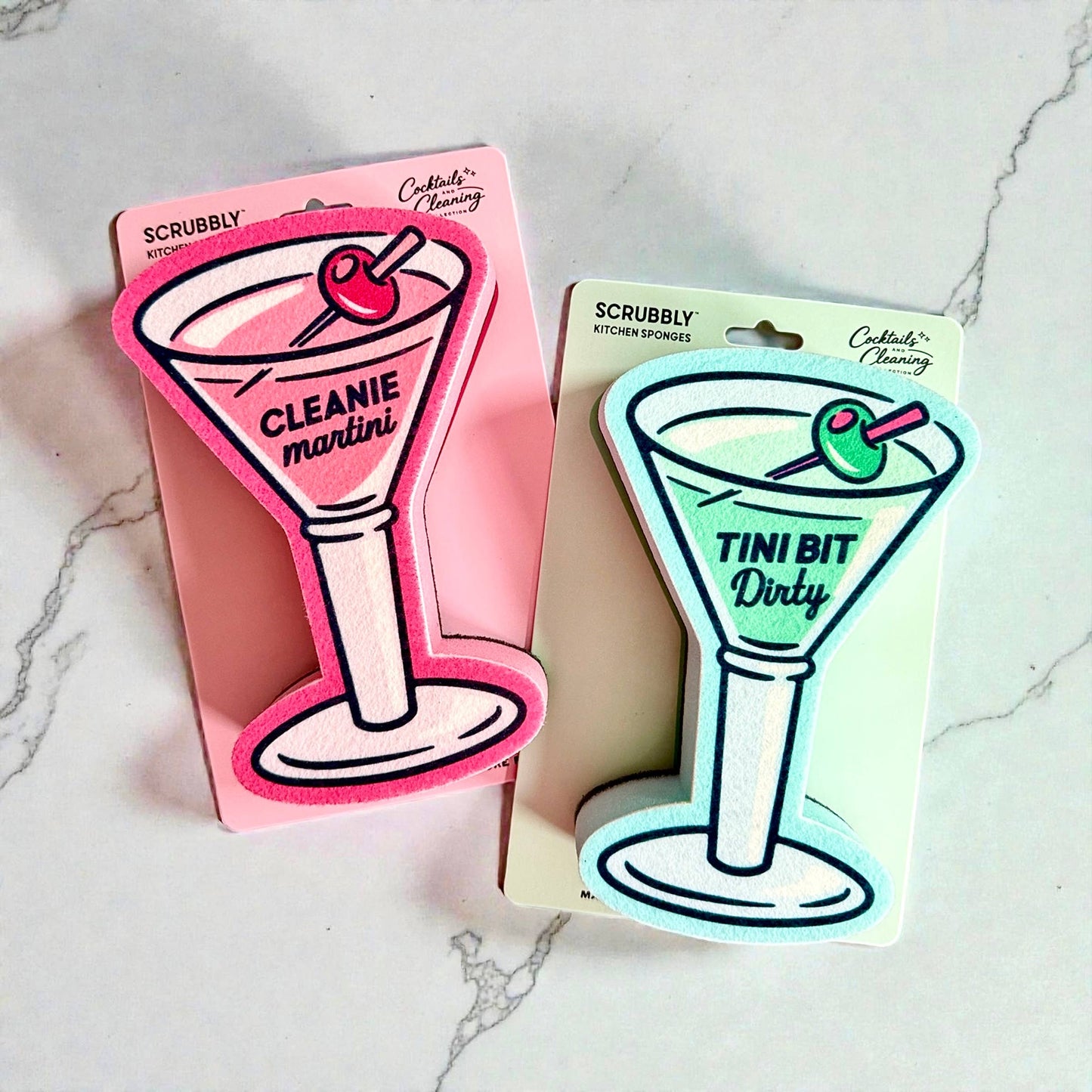Wine Wash Co. - Martini Scrubbly - Tini Bit Dirty: Green