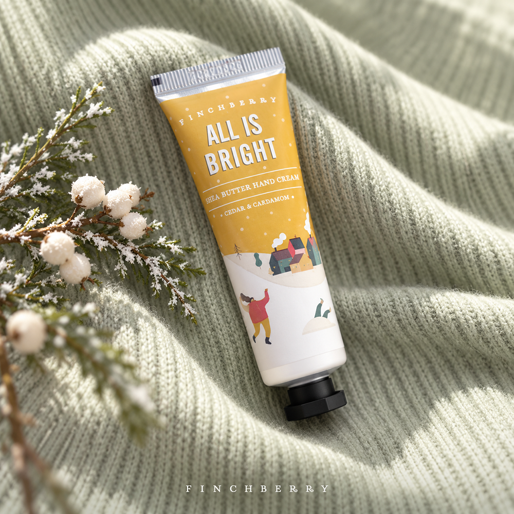 FinchBerry - All is Bright Hydrating Nourishing Holiday Travel Hand Cream