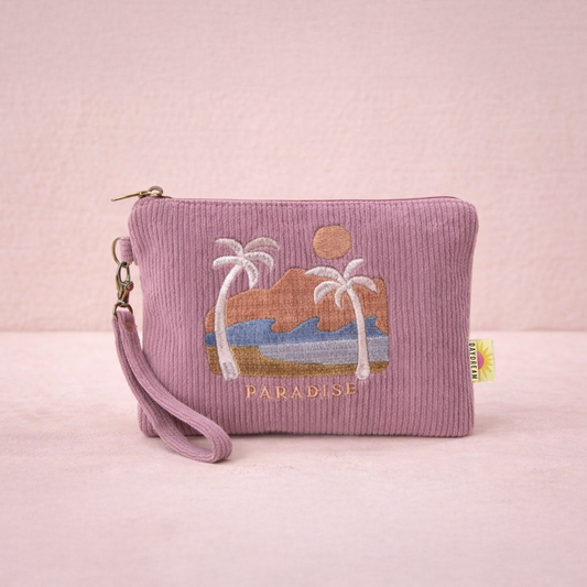 Daydream Prints - Coastal pouch | Zip pouch 7x5" | Summer accessory | Paradise
