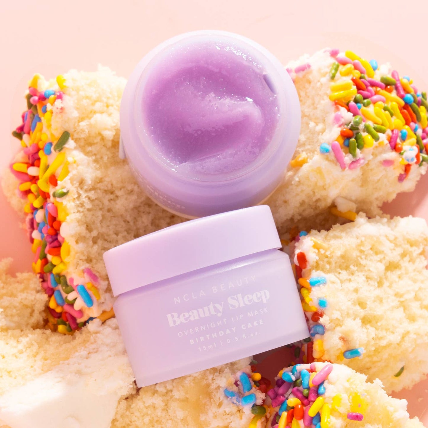 NCLA Beauty - Beauty Sleep Overnight Lip Mask - Birthday Cake