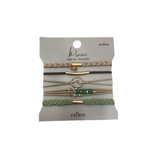 K’lani- Hair tie Bracelets- Reflect