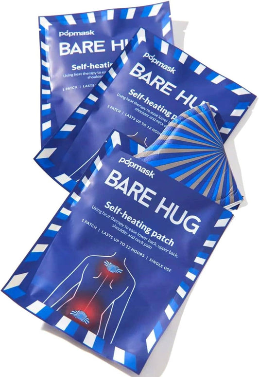 Bare Hug Muscle Self-Heating Patches – 3 Pack