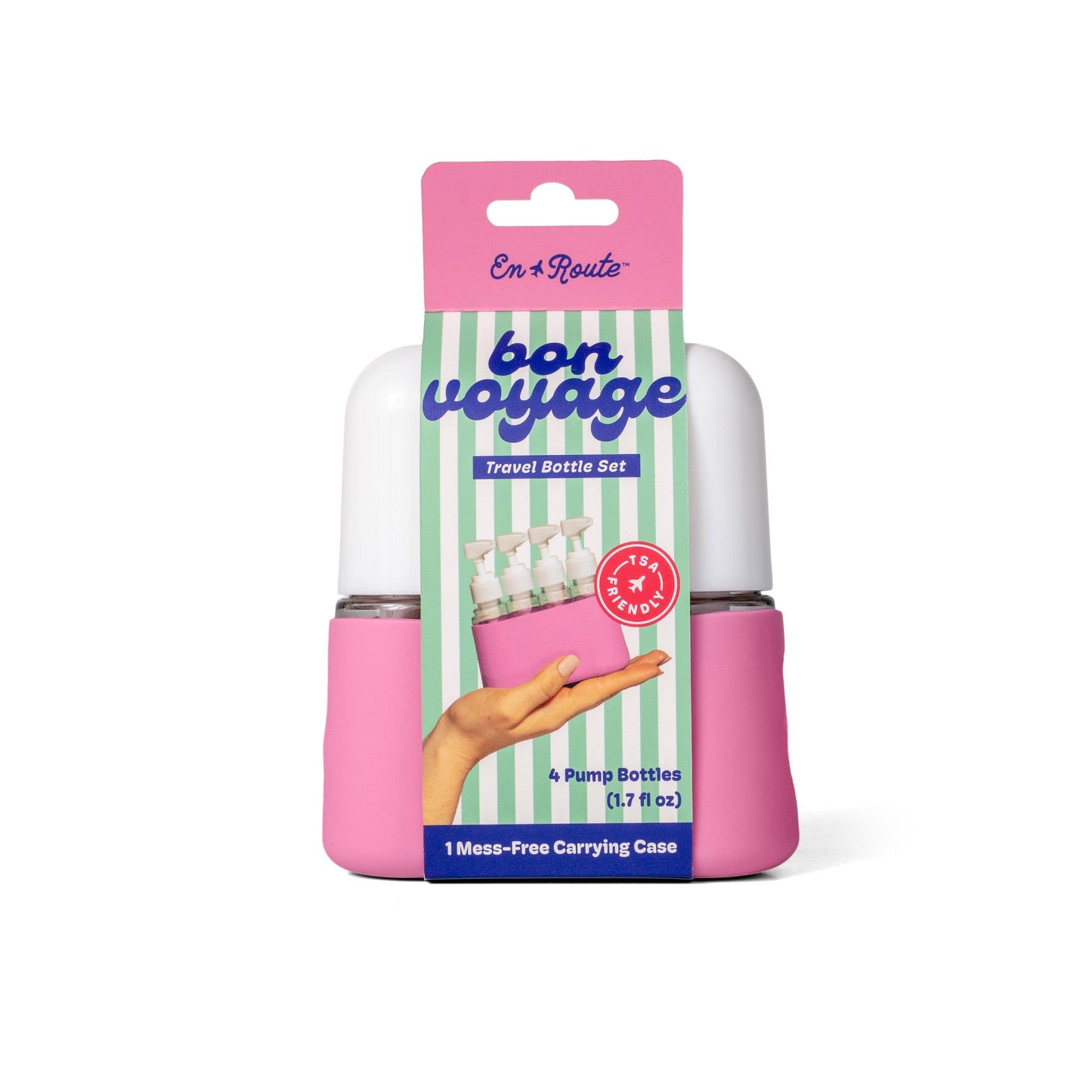 DM Merchandising - En Route Bon Voyage 4 Piece Travel Bottles