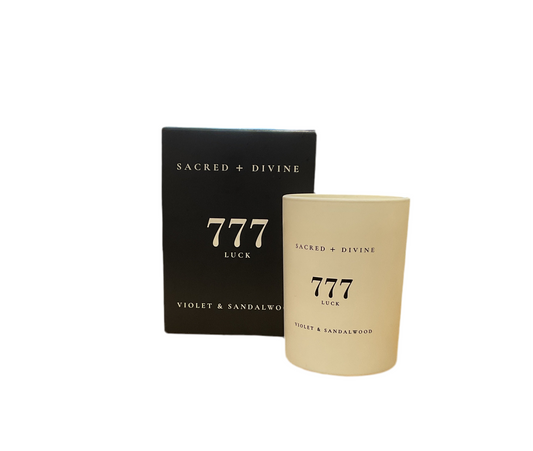 Sacred + Divine Candle- 777