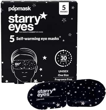 Starry Eyes Fragrance-free Self-warming Sleep Masks