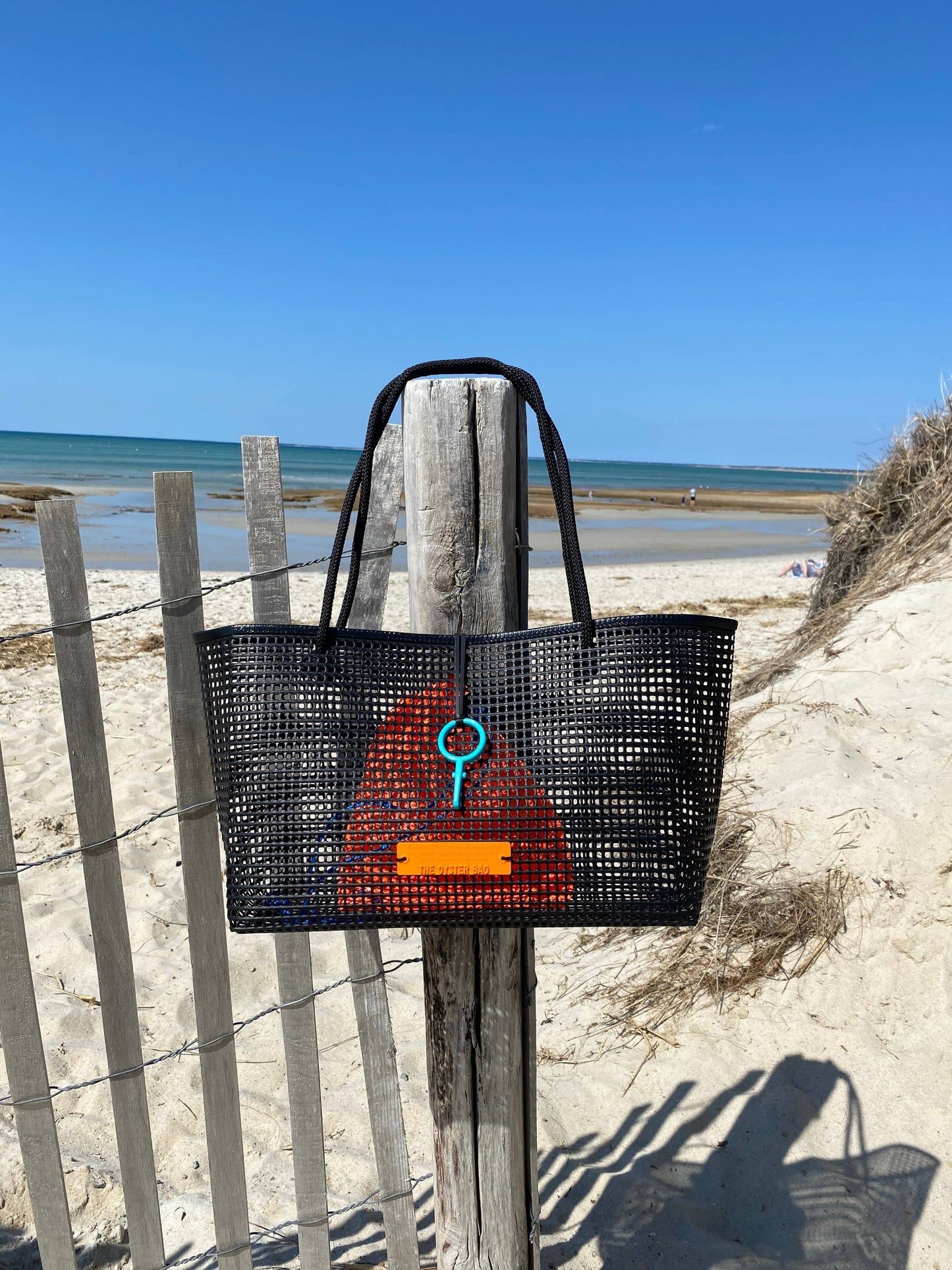 The Oyster Bag - THE Petite Oyster Bag: Blue Handle Petite