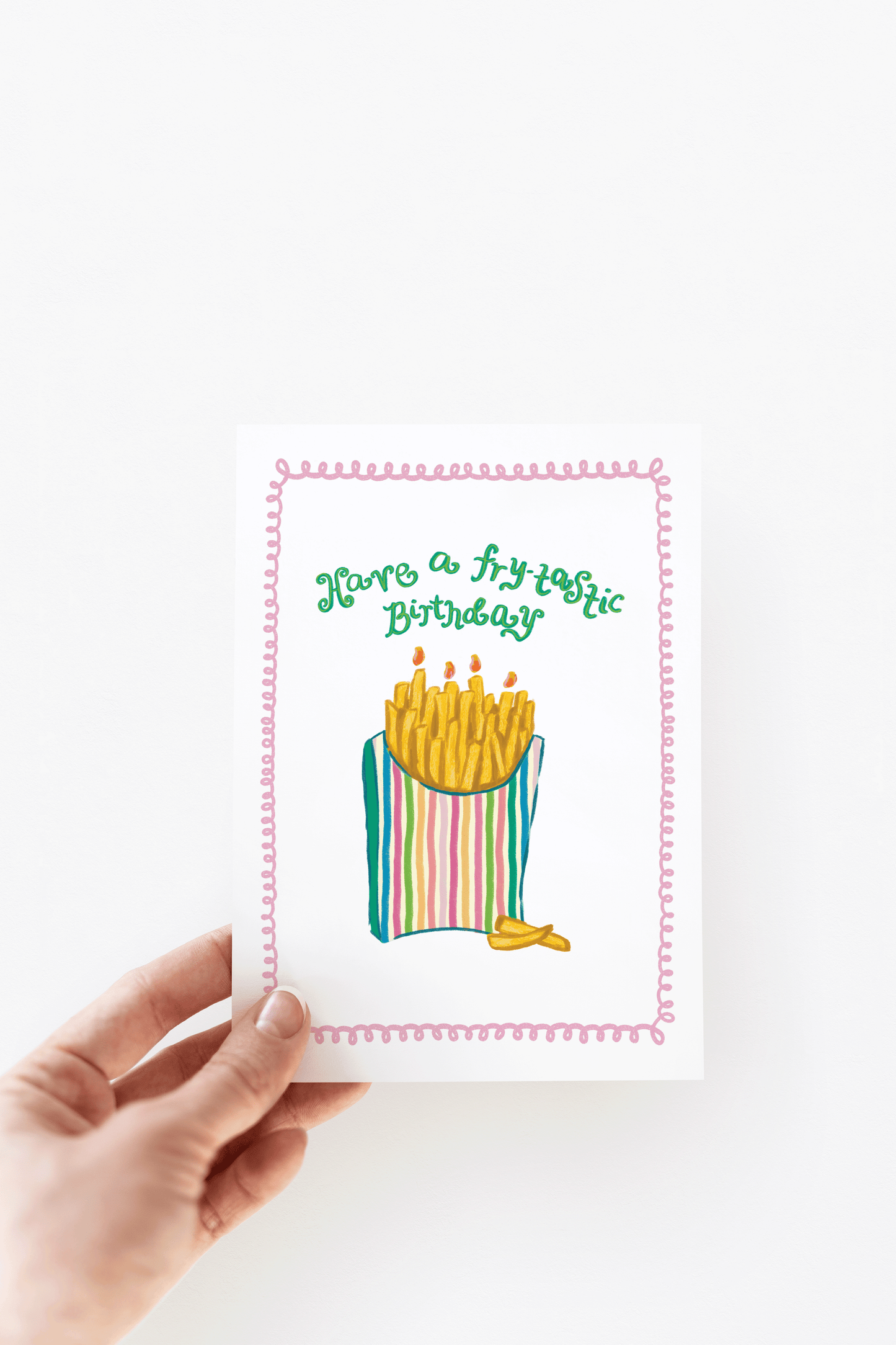The Shelley Society - Have a Fry-Tastic Birthday French Fries Food Greeting Card