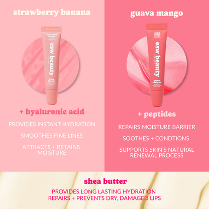 ESW Beauty - Pink Sorbet Perfect Pout Lip Kit (2x Lip Treatments)