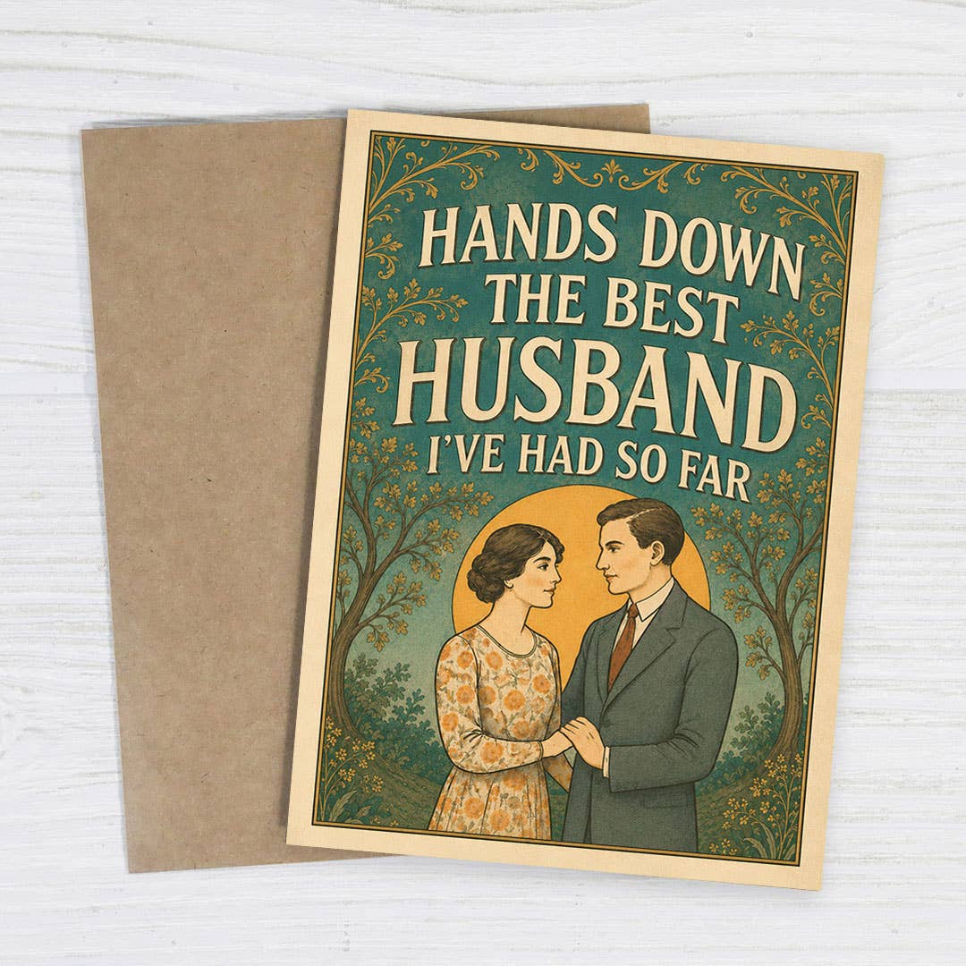Bad Betty Greeting Co. - Best Husband So Far – Funny Anniversary Card
