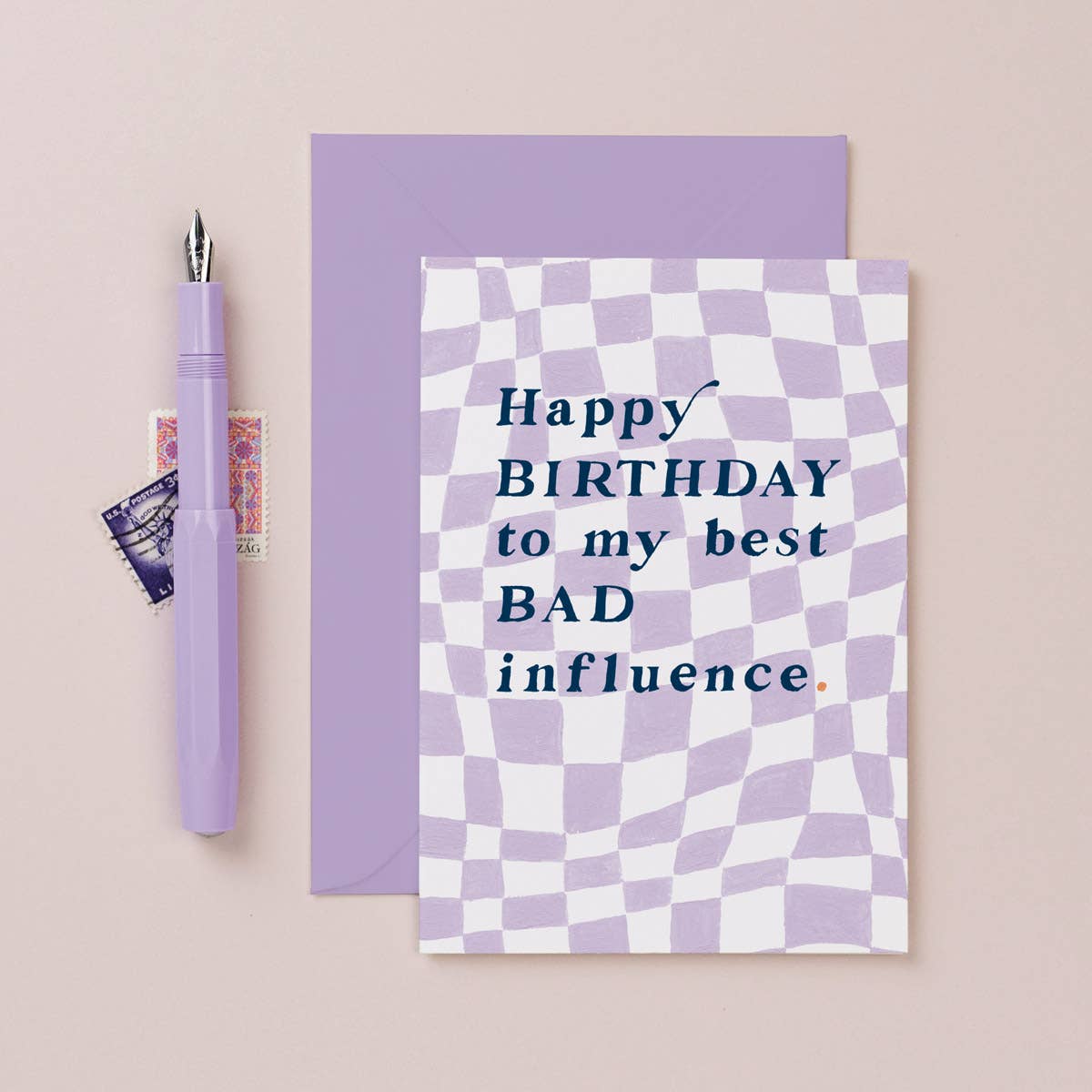Sister Paper Co. - Bad Influence Birthday Card | Funny Birthday Cards