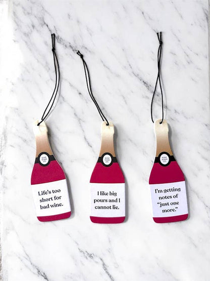Wine Wash Co. - Wine Bottle Air Freshener - Big Pours