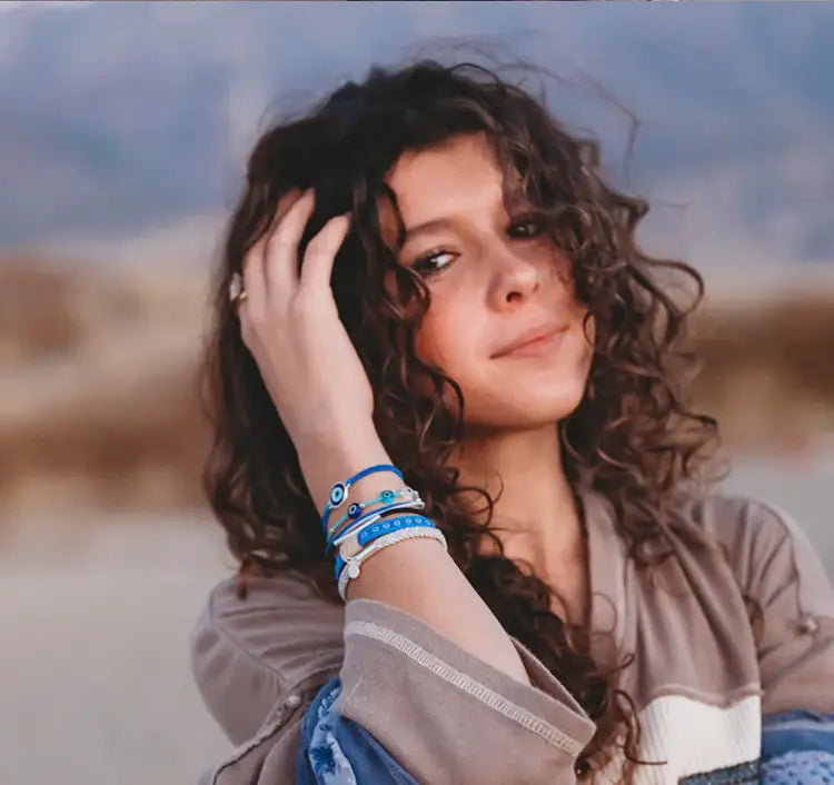 K’Lani - Hair Tie Bracelets “Resist” (size medium)