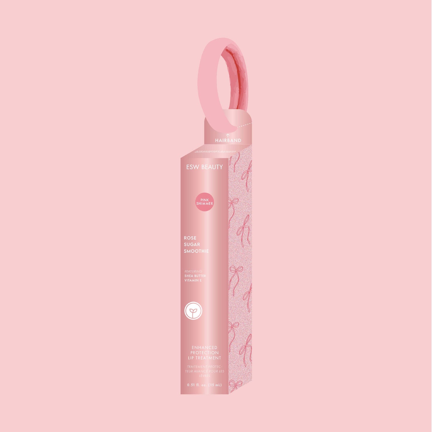 ESW Beauty - Rose Sugar Enhanced Protection Smoothie Lip Treatment Holiday Skins
