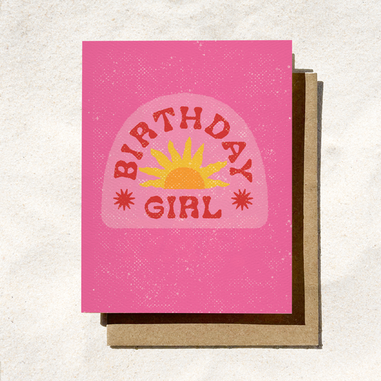 Daydream Prints - Birthday Girl Card | Fun Birthday Card | Cute Birthday Card