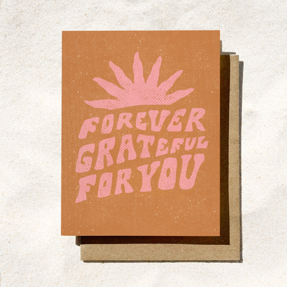Daydream Prints - Forever Grateful Card | Thanksgiving Card| Fall Gratitude Card