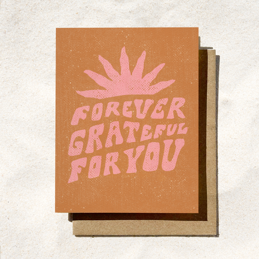 Daydream Prints - Forever Grateful Card | Thanksgiving Card| Fall Gratitude Card