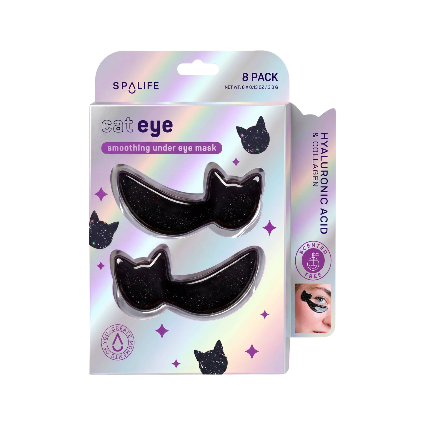 My Spa Life - Halloween Cat Eye Hydrogel Undereye Patches | 8 Pack | Limited Edition