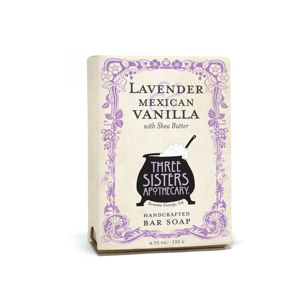 Soap Cauldron - Bar Soap Lavender & Mexican Vanilla: 4.75oz