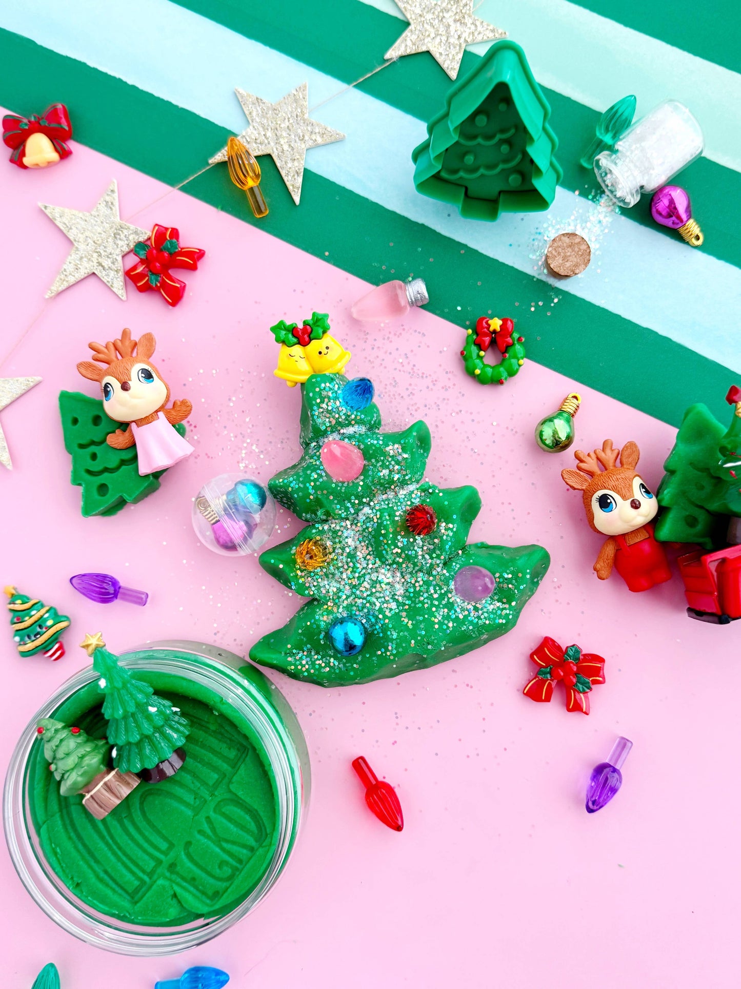 Earth Grown KidDoughs (KidDoughs by EGKD) - Trim a Tree KidDough Play Kit