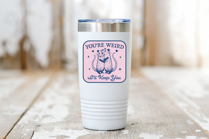 Yarnival - You're Weird I'll Keep You Sticker
