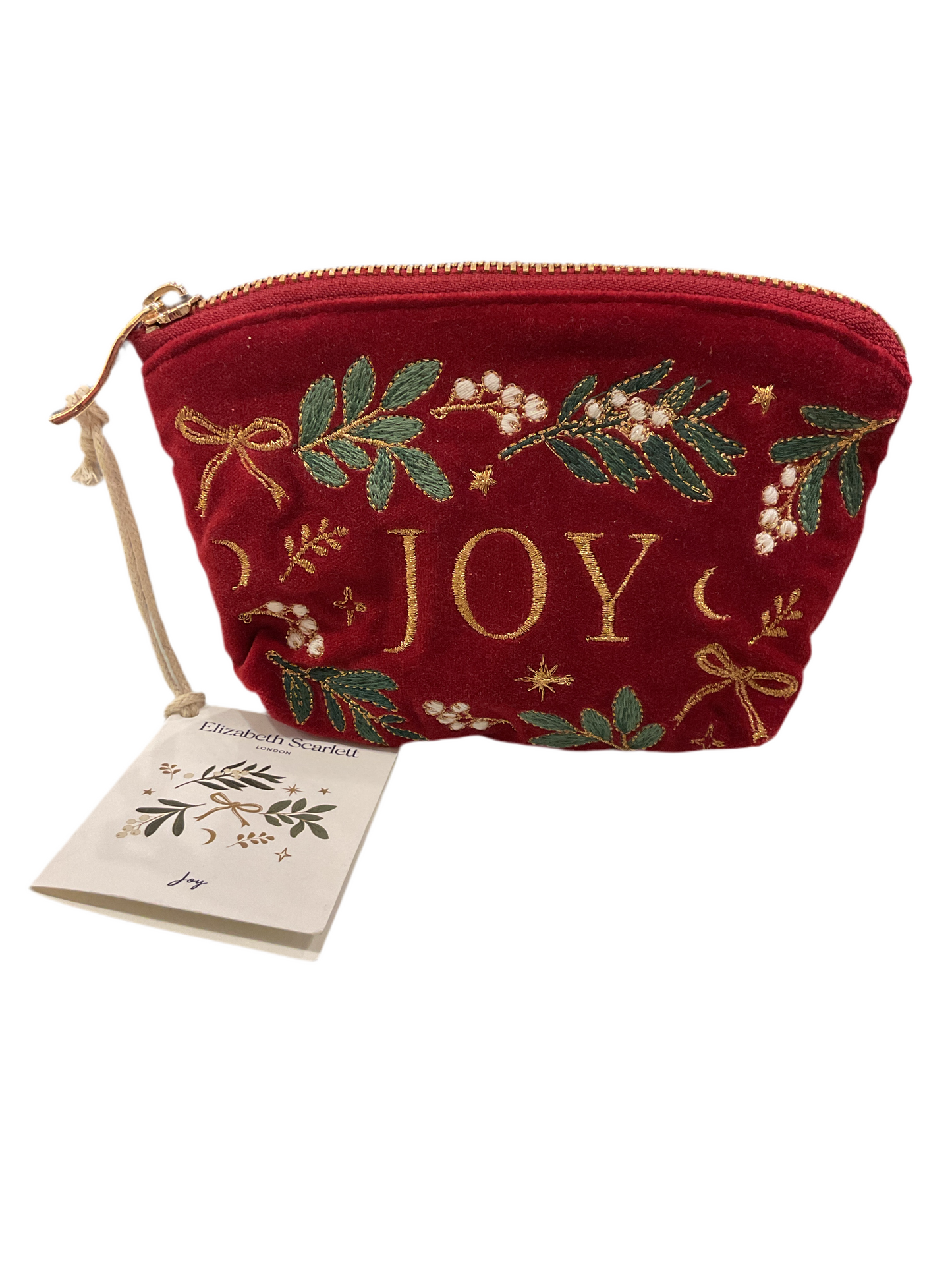 Elizabeth Scarlett- Joy Holiday Coin Purse
