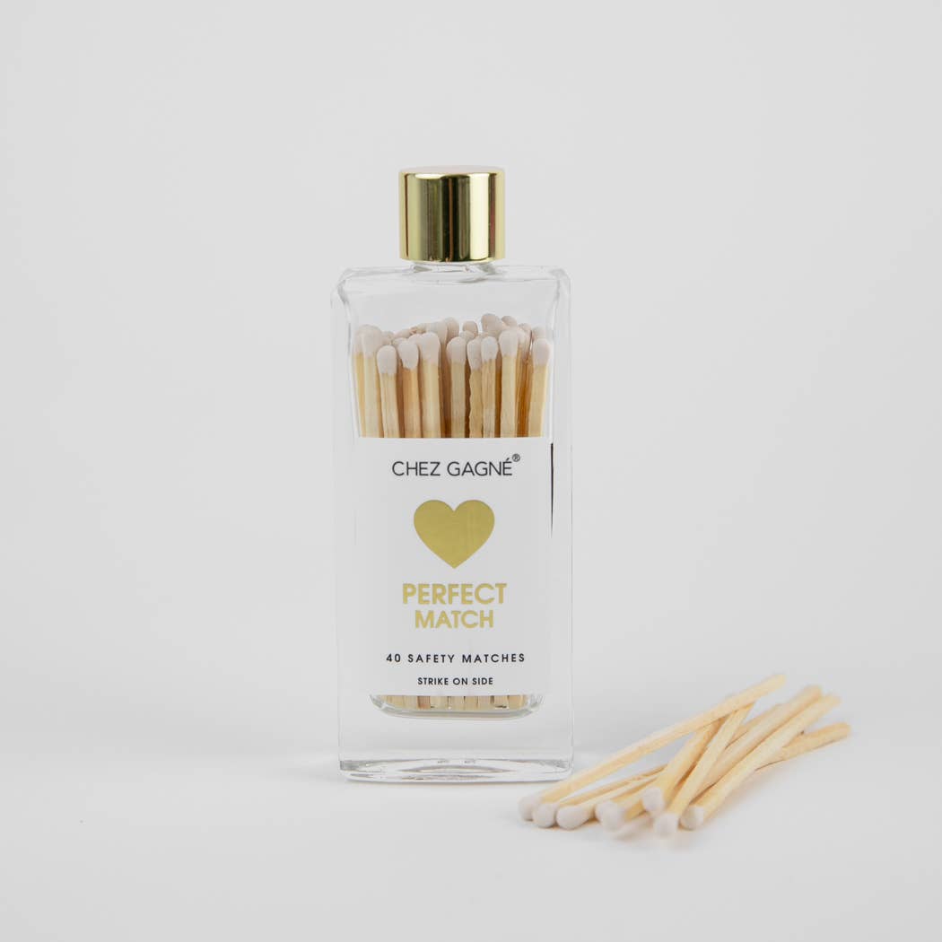 Chez Gagné - Perfect Match - Glass Bottle matches
