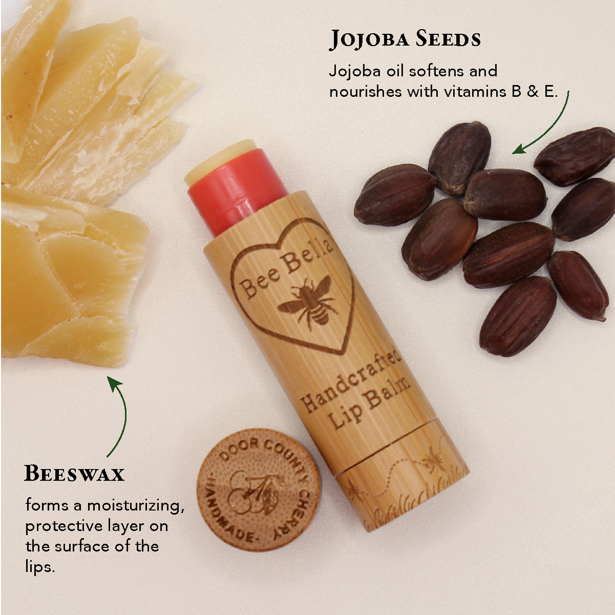 Bee Bella - Cherry Lip Balm  |  6-Pack