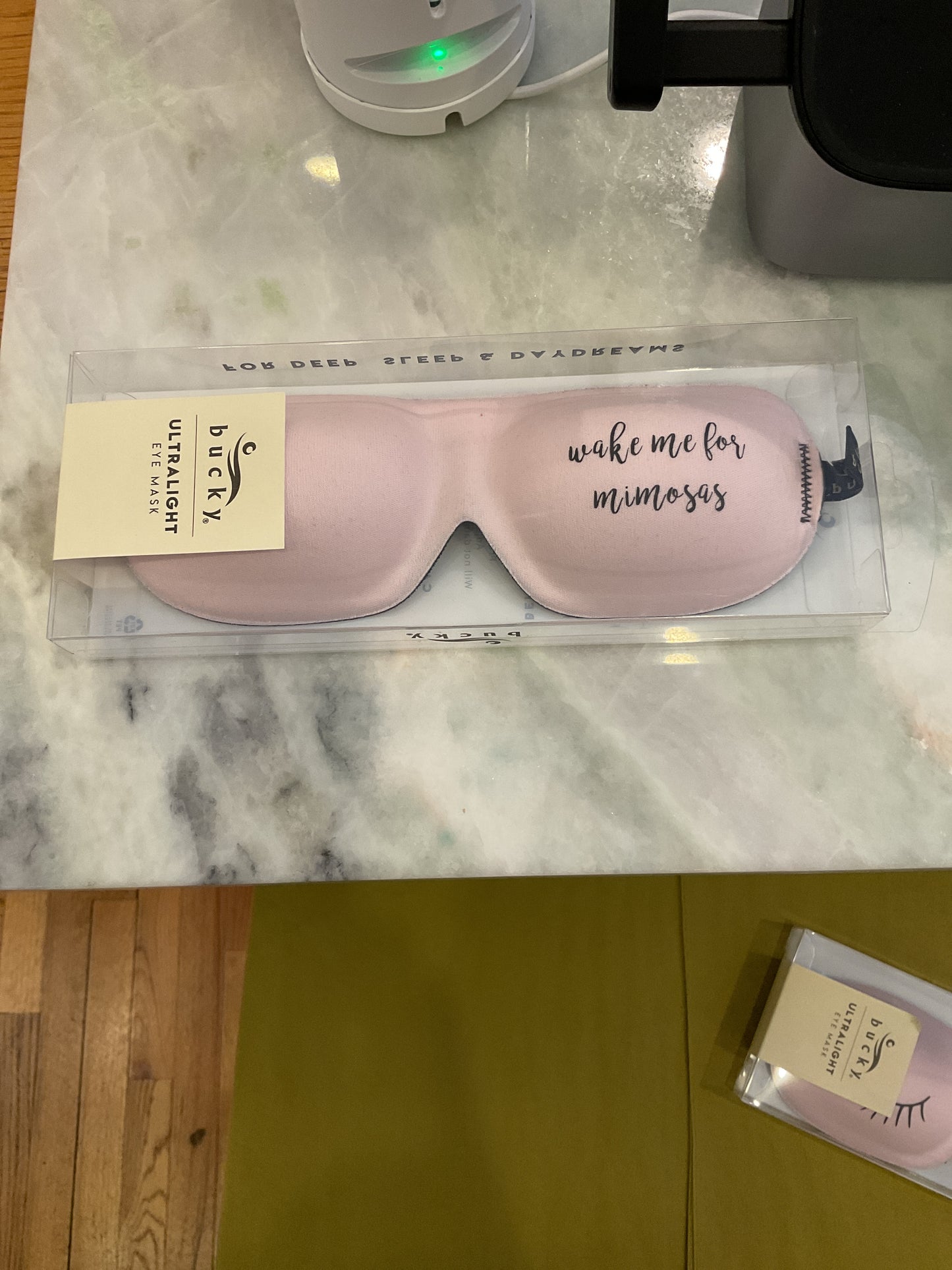 Bucky Ultra light sleep mask Wake me for Mimosas
