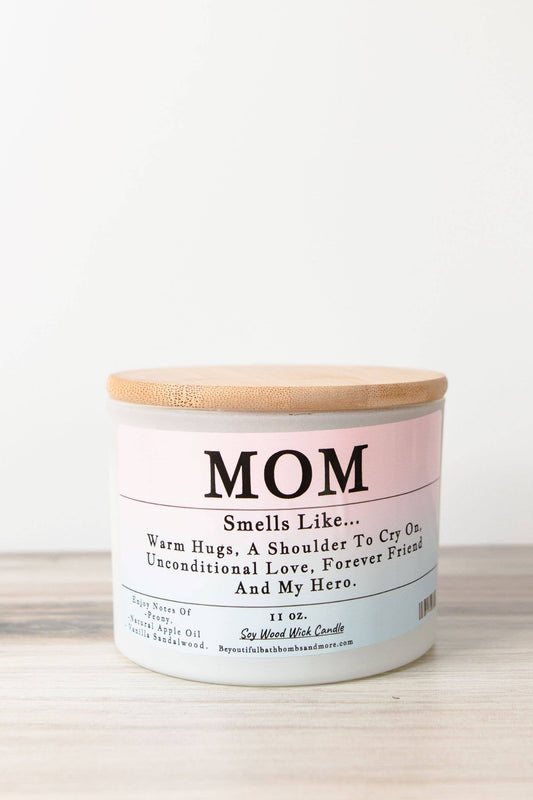BeYOUtiful Bath* Body * Burn - Mom Conversation Wood Wick Candle