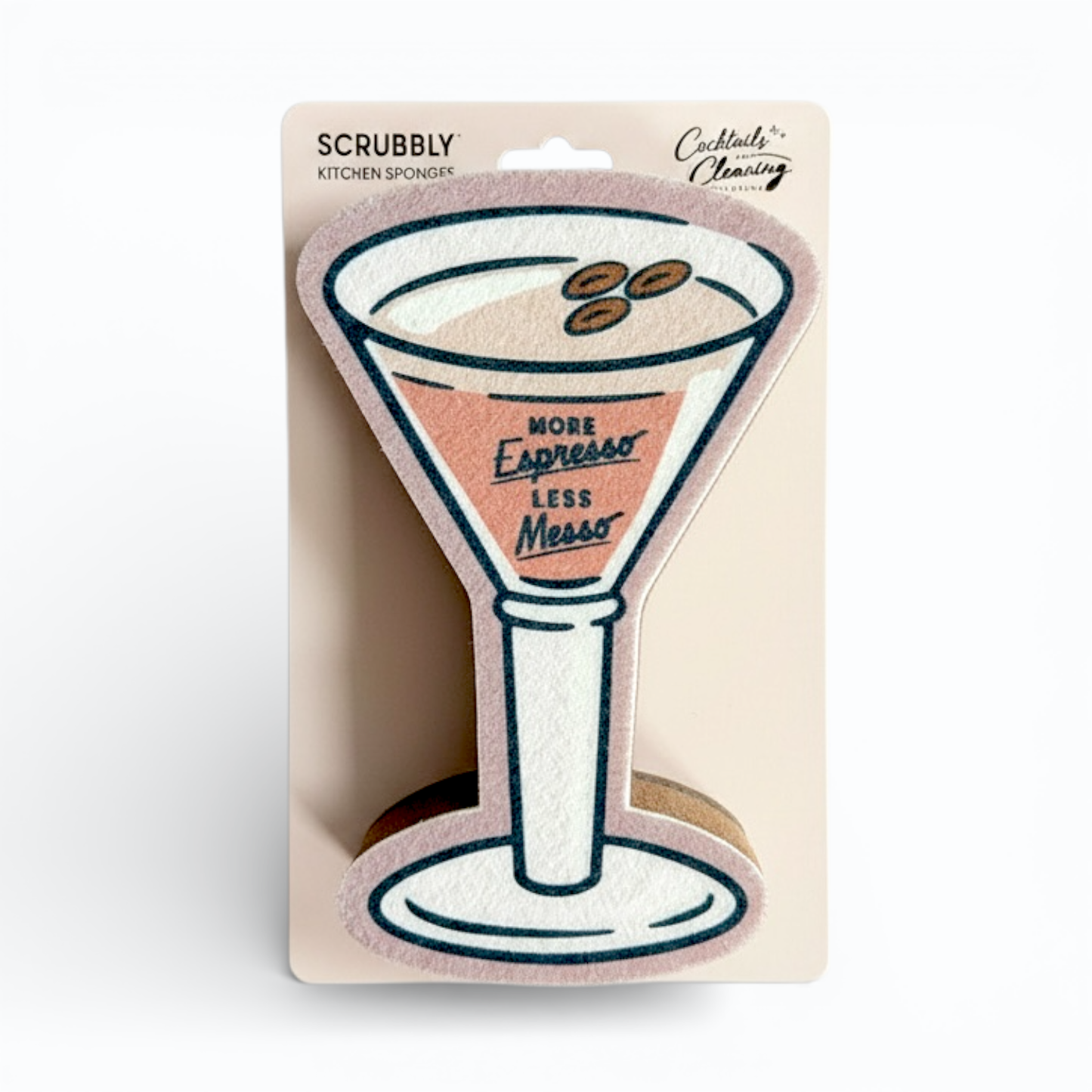 Wine Wash Co. - Martini Scrubbly - Espresso: Brown