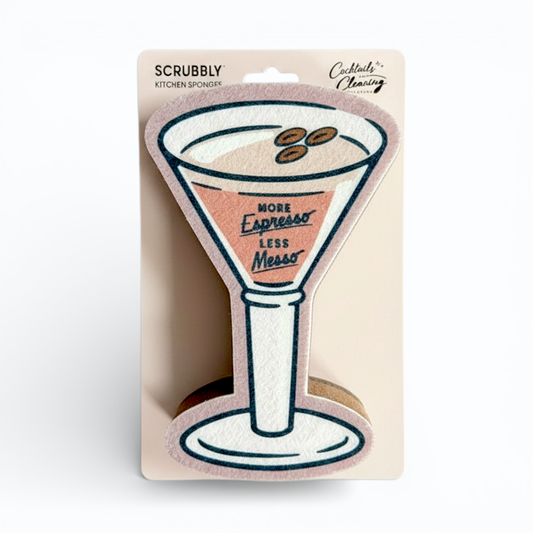 Wine Wash Co. - Martini Scrubbly - Espresso: Brown