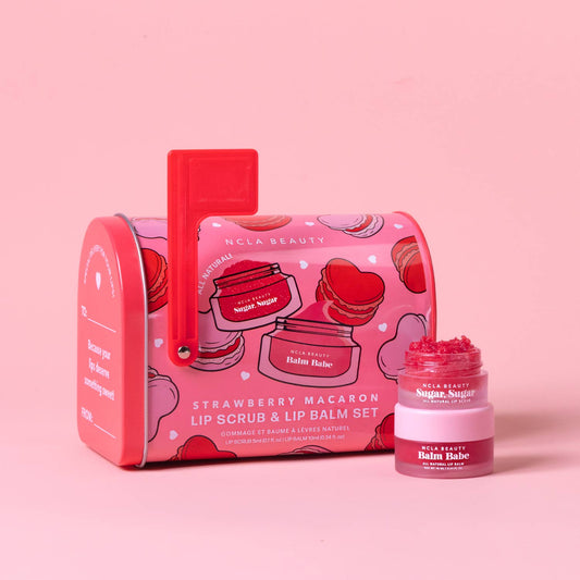 NCLA Beauty - Strawberry Macaron Valentine's Day Lip Care Set
