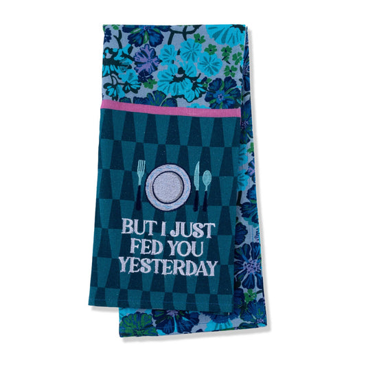 Furbish Studio - But I Just Fed You Yesterday Dish Towel
