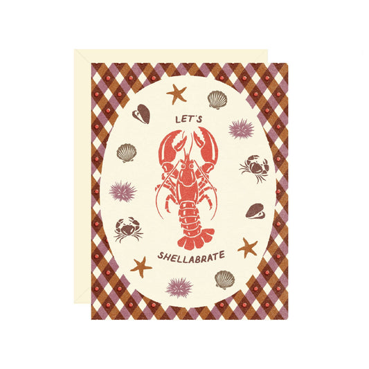 Wallflower Paper & Party - Let’s Shellabrate Lobster Card