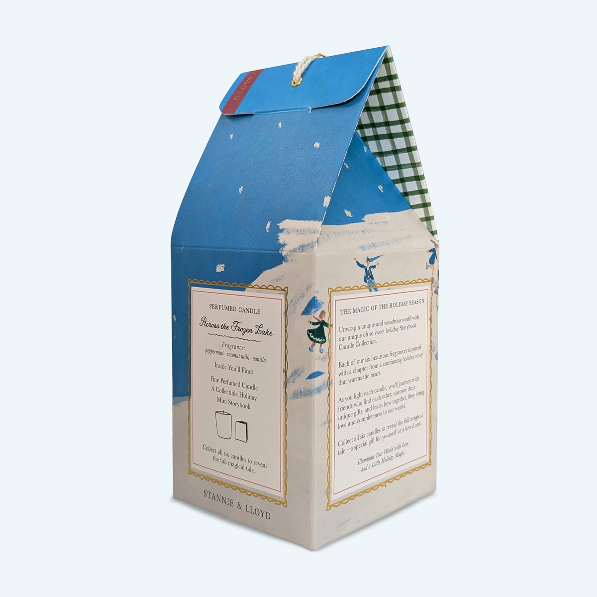Stannie & Lloyd - Holiday Storybook Candle - Across the Lake