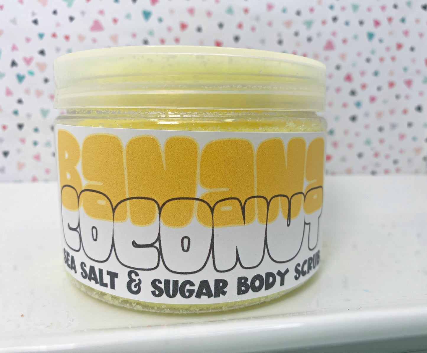 The Little Bubble - Banana Coconut Sea Salt and Sugar Body Scrub