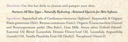 Soap Cauldron - Bar Soap Lavender & Mexican Vanilla: 4.75oz